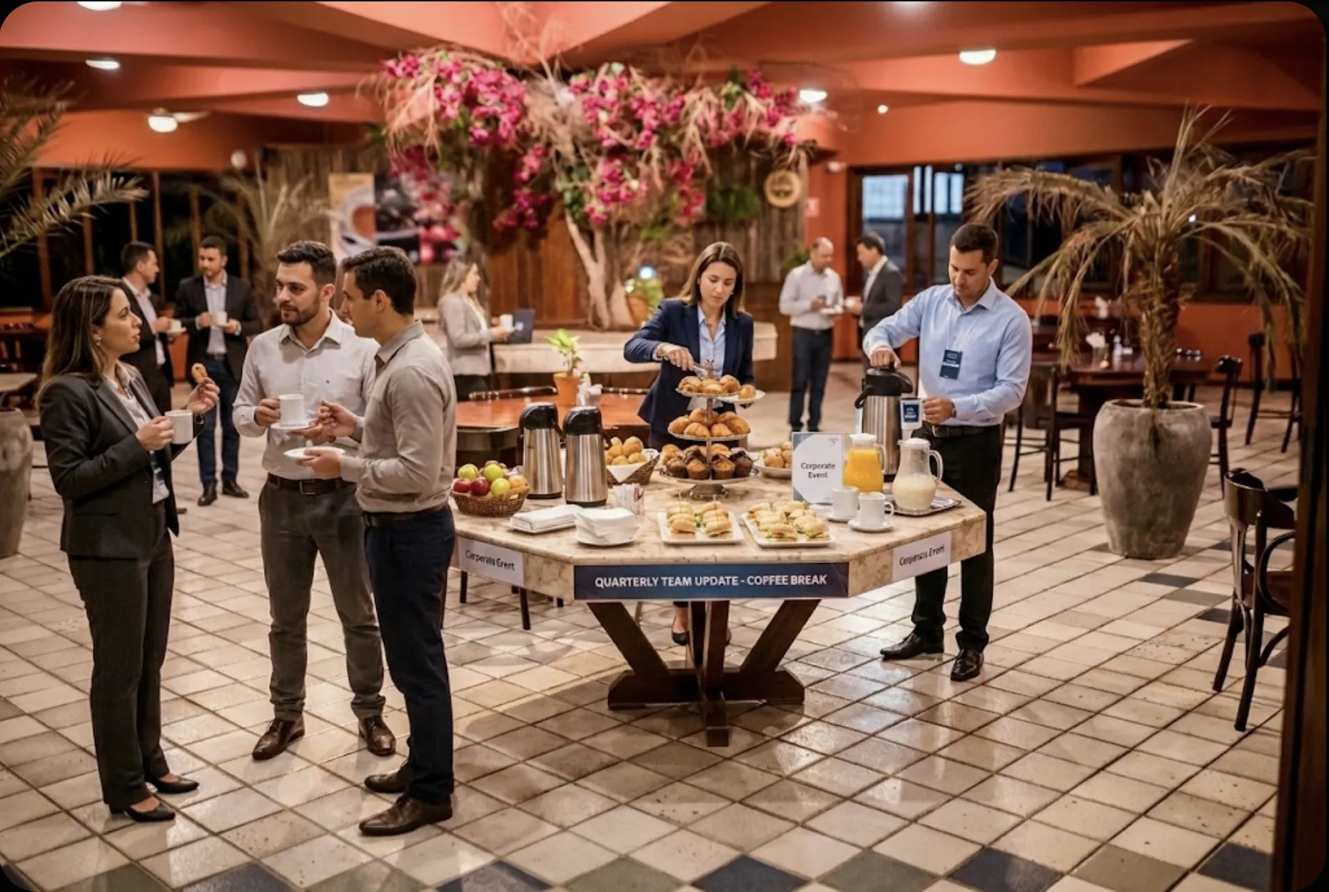 Coffee break para Eventos Corporativos no Hotel Solar